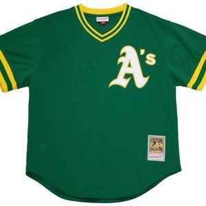 Authentic Reggie Jackson Oakland Athletics 1987 Pullover Jersey